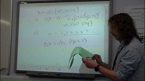 S1 Binomial Distribution OCR June 2015 q7