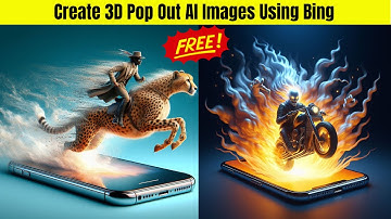 How to Create 3D Pop Out AI Images Using Bing | Bing Ai Image Creator