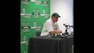 Doc Holliday after Akron game 09172016