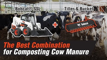 Bobcat SSL® & Tiller, The Best Combination for Composting Work