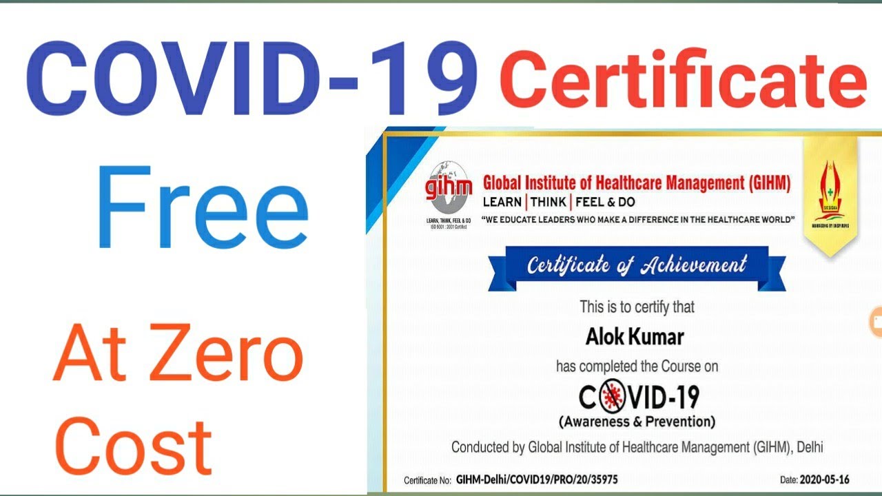 Certificate gov