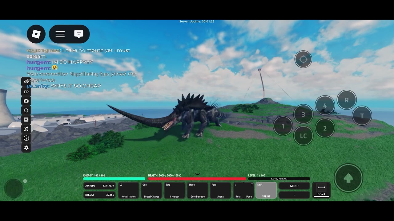 Ludrbarus Showcase - Kaiju Bloodbath (Roblox)