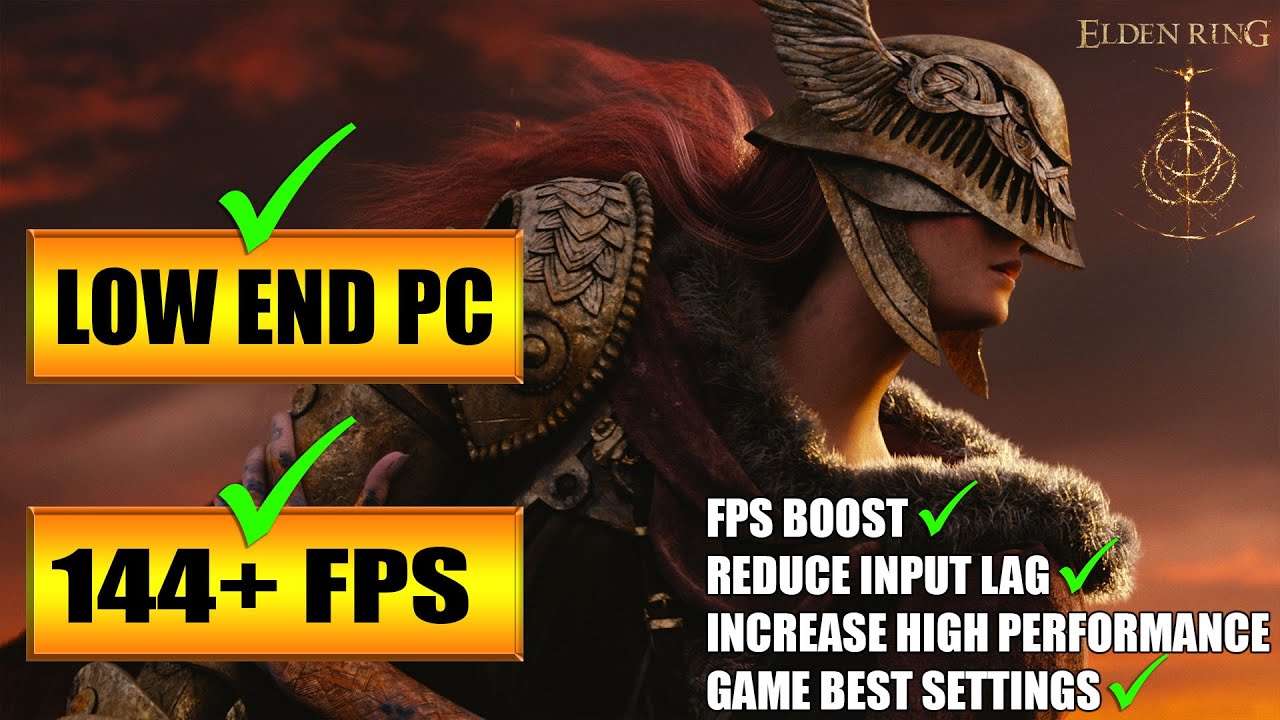 🔧 ELDEN RING Low End Pc increase performance / FPS with any setup