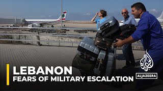 Risk of regional military escalation: Thousands flock to Beirut Airport to flee country screenshot 1