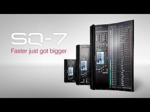 Introducing SQ-7 – a 33 fader 96kHz mixer from Allen & Heath