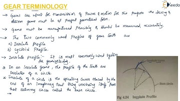 Gear Terminology 1 - Screw Thread Measurements - Metrology and Quality Engineering