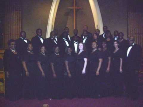 The Virginia State University Concert Choir singin...