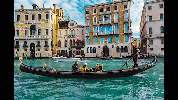 4K Beautiful Venice Italy,  Best Italian Music,  Instrumental  Romantic , Relaxing Music