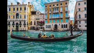 4K Beautiful Venice Italy Best Italian Music Instrumental Romantic Relaxing Music