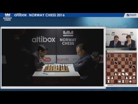 Altibox Norway Chess Round 1  Svidler & Gustafsson's live commentary 