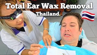 💈IT JUST KEPT COMING! $4 Barbershop Ear Cleaning | Pattaya, Thailand 🇹🇭 (ASMR)