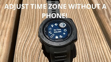 Garmin Instinct Detailed Control Review. How to set time with your GPS?!