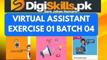 virtual assistant exercise 01 batch 4 | DigiSkills Virtual Assistant Exercise 01 | Muhammad Abbas