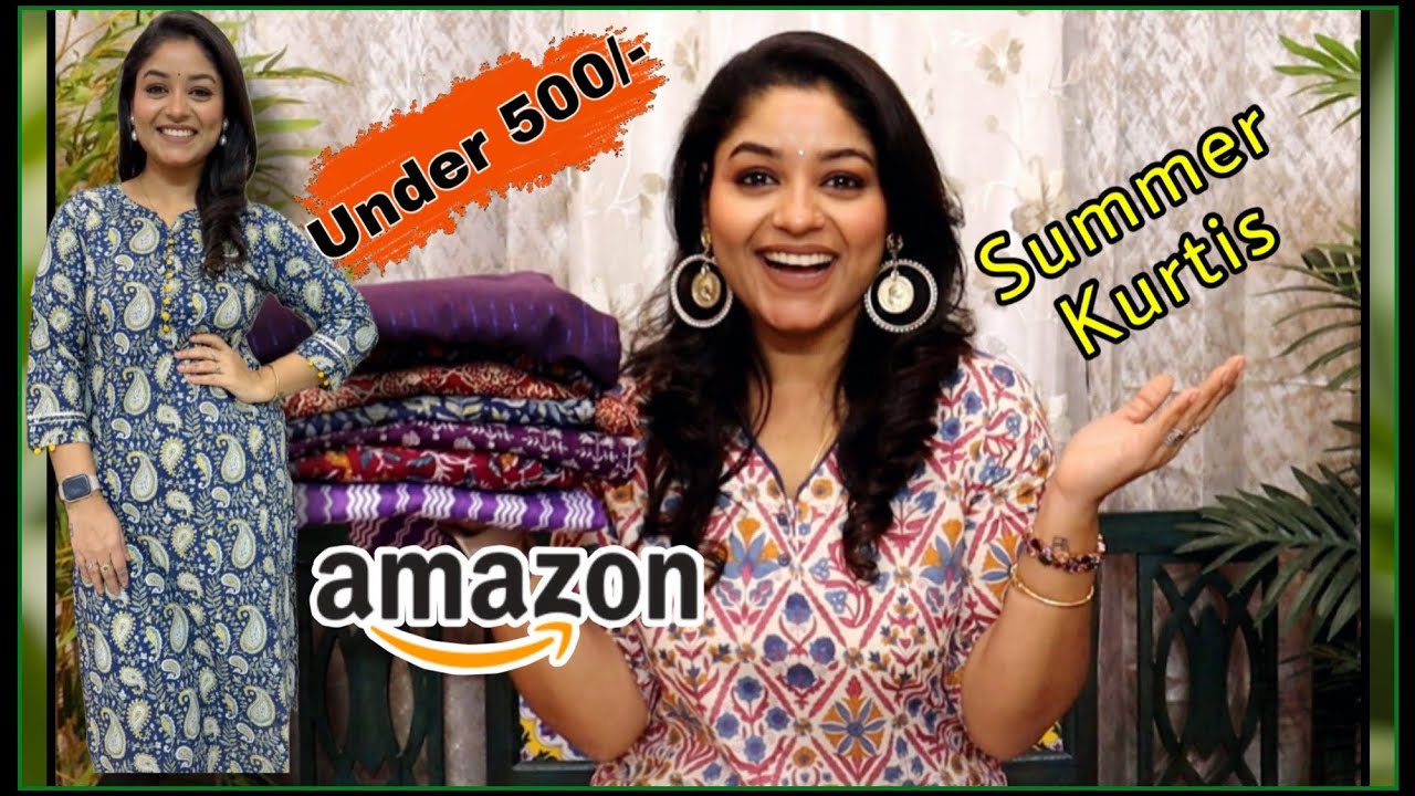 Kurtis Under 500/-🌼 Amazon Kurti🌼 Gotapatti/ Embroidered Kurti Haul🌼  Aff... | Beauty tips for hair, Fashion, Embroidered kurti