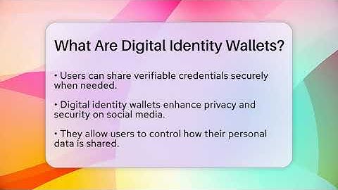 What Are Digital Identity Wallets? - Everyday-Networking