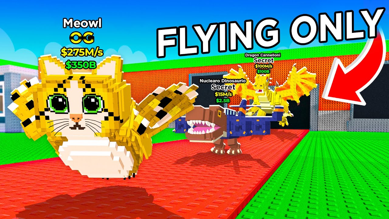 $0 to $10 TRILLION With FLYING ONLY Brainrots!