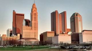 Downtown Columbus Ohio at night