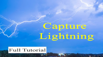 How to capture Lightning in a Timelapse Video Full tutorial