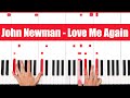 Love Me Again John Newman Klavier Tutorial Einfache Akkorde