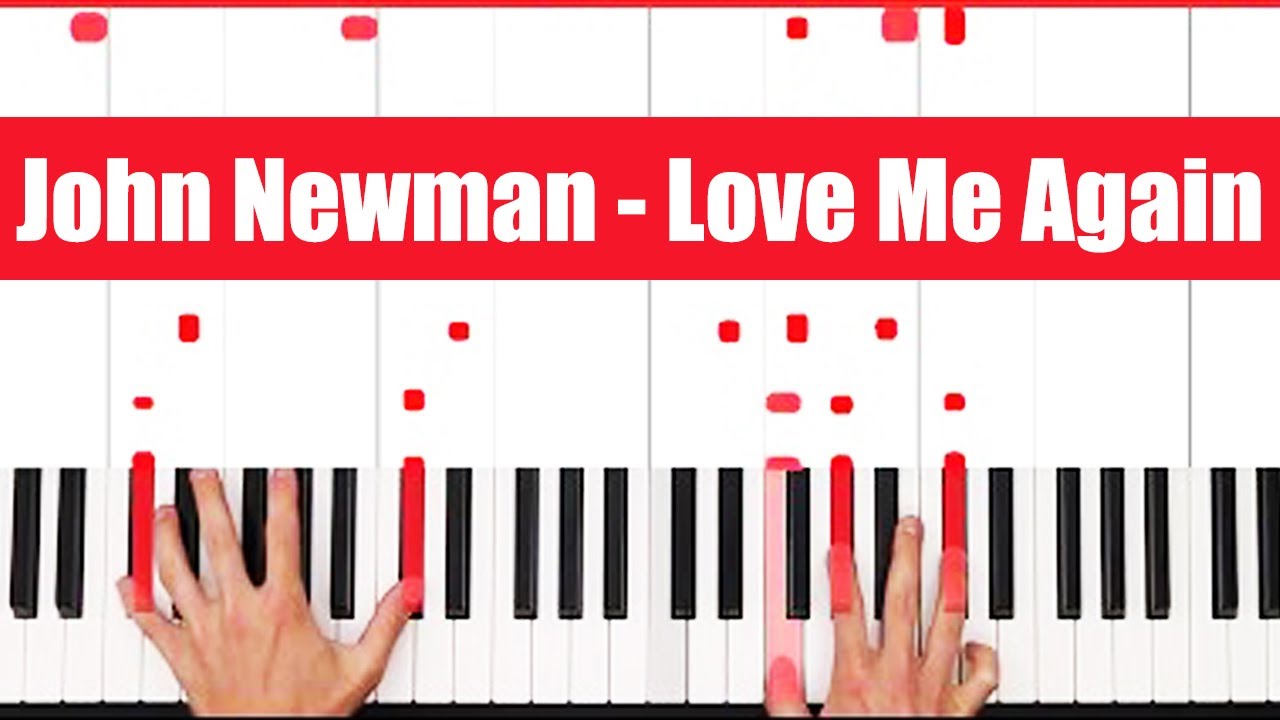 Люби меня снова. Учебник игры на фортепиано Джона Ньюмана. Легкие аккорды.