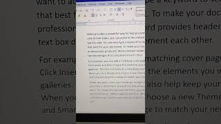 How to create paragraphs automatically in Microsoft Word? 😳 #education #wordtutorial #wordtricks