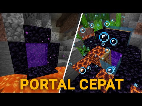 Tutorial: Cara Membuat Portal Nether Cepat di Minecraft