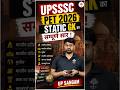 upsssc PET Static Gk का संपूर्ण सार इस क्लास में ! #upsssc #uppet #exam