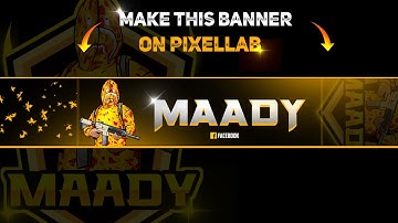 How To Make BGMI Banner | On Pixellab | PUBG Banner