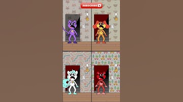 When THE SMILING CRITTERS Home alone👀#poppyplaytime #smilingcritters #viralshorts #catnap #dogday