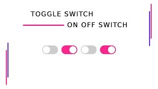 CSS Toggle Switch | On Off Button Design Using HTML And CSS | 4 Minutes Tutorial screenshot 1