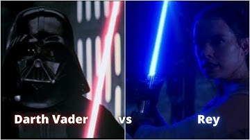 Star Wars Movie Duels: Fantasy Battle Darth Vader vs Rey