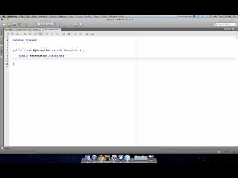 Lesson 76: Creating a MyException Class