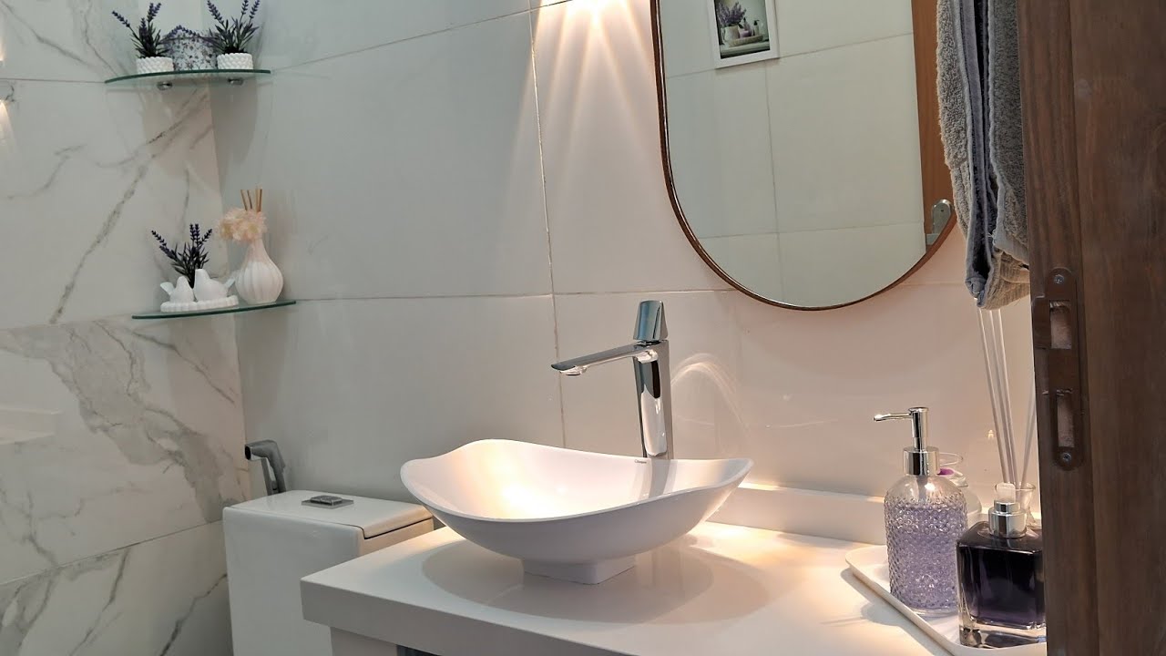 ATÉ QUE ENFIM O BANHEIRO FICOU PRONTO + COMO ESTÁ O ANDAMENTO DA OBRA E AS PLANTAS DA VARANDA 🥰🙌