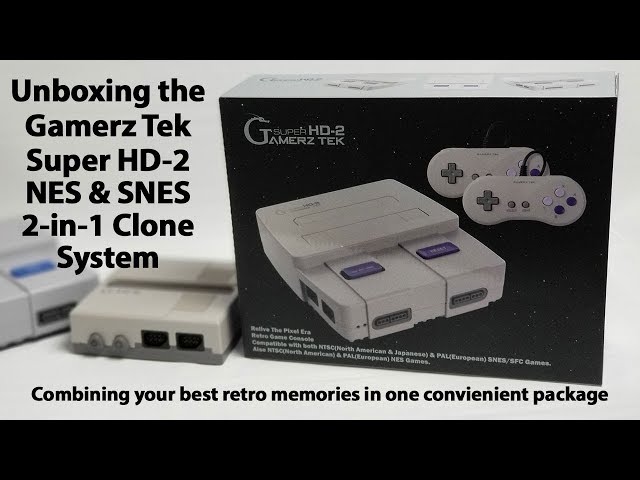 Unboxing the Gamerz Tek Super HD-2 NES, Super NES & Super Famicom