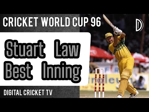 Stuart Law Best Inning Cricket World Cup 96 Australia Vs West Indies 2Nd Semi Final