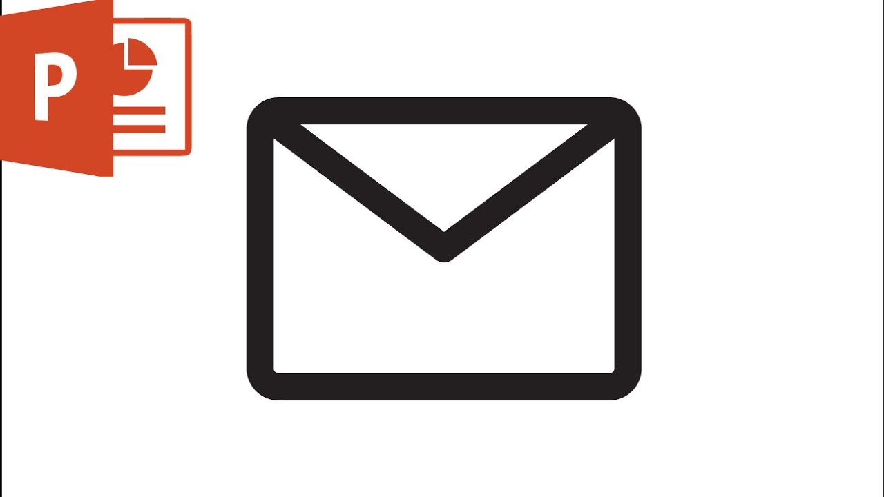 Draw a Mail(Simple) icon in Microsoft PowerPoint 2016 - YouTube