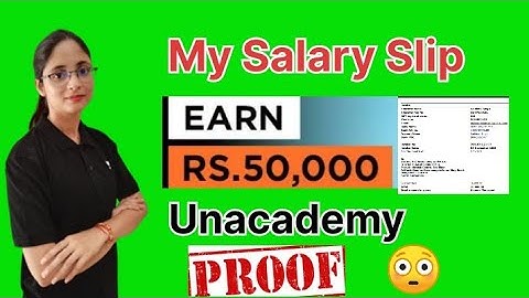 Salary Of Unacademy Educator | How Much Unacademy Pays| My Salary |My Personal Experience