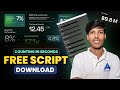 How to Create Counting Numbers in Seconds | Download Free Script