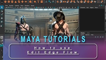 how to use Edit Edge Flow |Maya Tutorials 2022 | VRx Academy