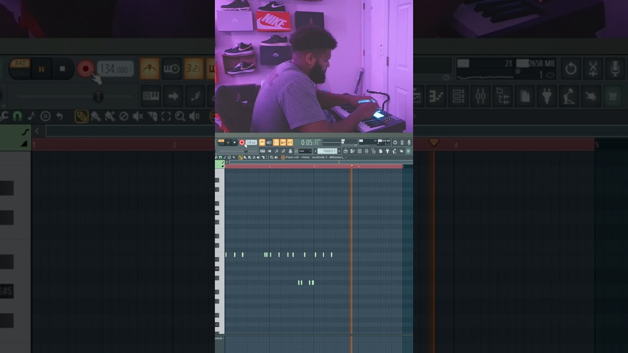 I made this beat with only a muted Guitar😳 