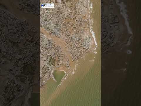 درنا قبل وبعد الكارثه