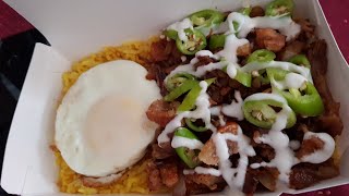 LESS 1$ (80CENTS) FULL PACK FOOD (CRISPY PORK BAGNET SISIG, , EGG , JAVA RICE) shorts