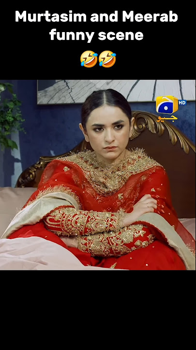 Murtasim and Meerab funny scene 🤣🤣 #wahajali #yumnazaidi #terebin #shortfeed #shorts #trending