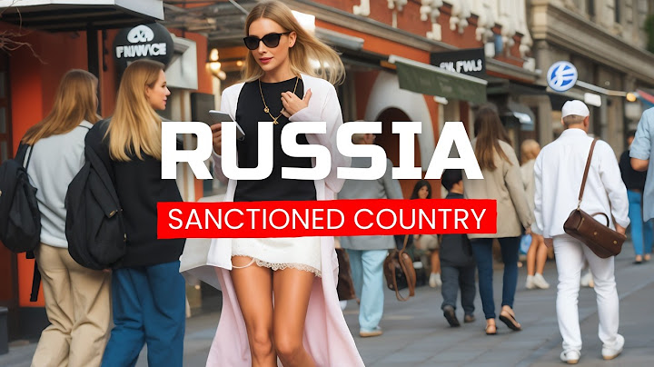 🇷🇺 MOSCOU, RUSSIE : Marchez dans le PAYS LE PLUS SANCTIONNÉ au MONDE !
