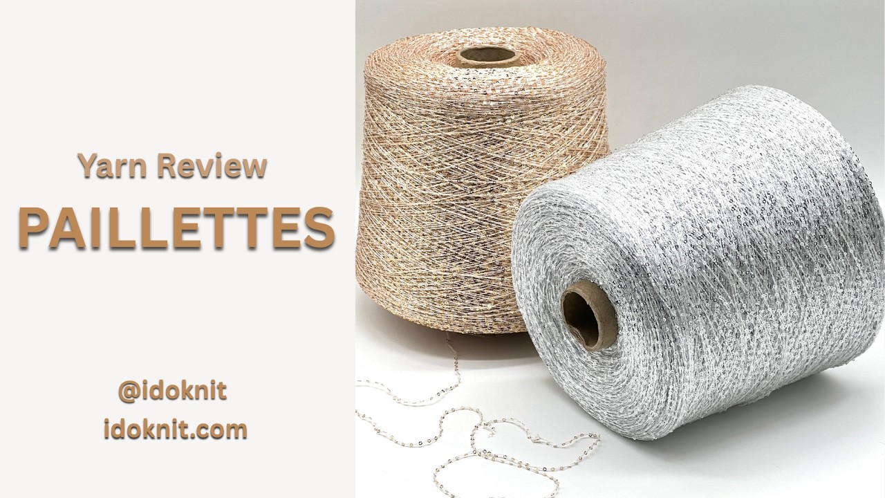 New Arrival: Cofil SEQUINS (Italy) ✧ Lace Yarn with Sequins | 460m/100g