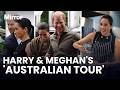 Prince Harry and Meghan met with MIXED reactions as they begin four-day 'tour of Australia'