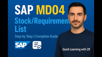 SAP MD04 Tutorial | Stock/Requirements List Explained with Spare Parts & Finished Goods Examples