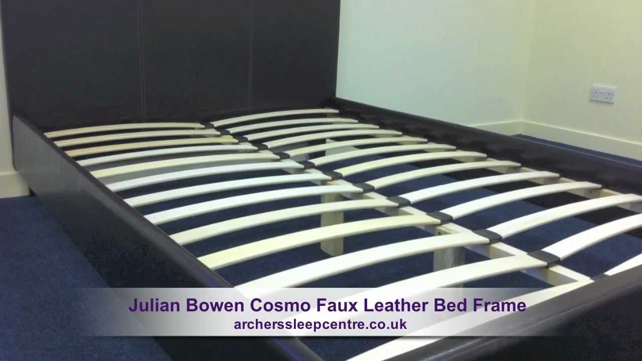 Julian Bowen Cosmo Faux Leather Bed Frame You Julian Bowen Cosmo Faux Leather Bed Frame