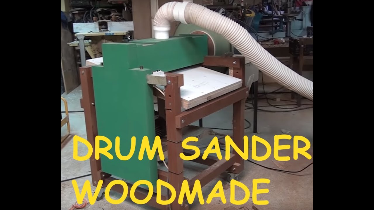 Drum and Disk Sander Homemade - wood machine - Thickness 