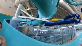 {360 VR} H2O Waterpark Kelowna Waterslide POV (Green), Kelowna, BC